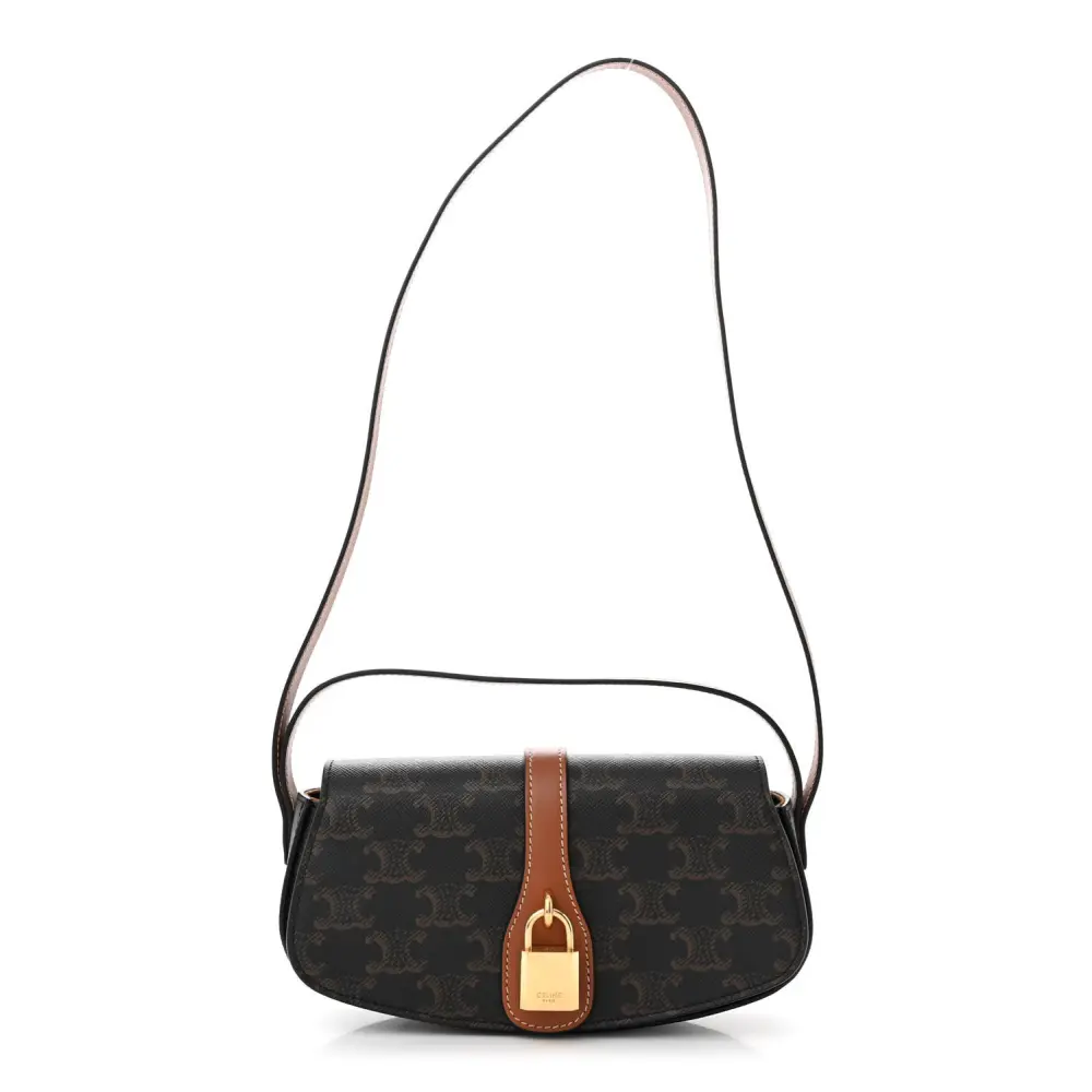 Triomphe Canvas & Calfskin Clutch – Superfake Handbags Online1:1High-quality replica