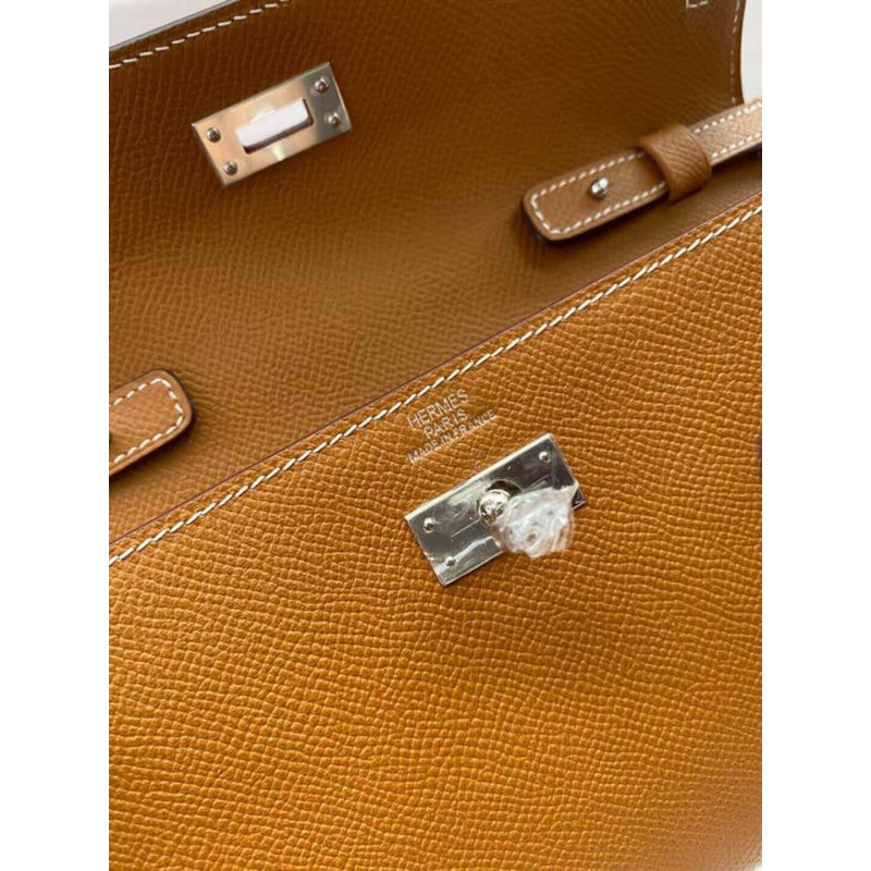 Replica Hermes Kelly Wallet To Go Woc 499041 Brown1:1High-quality replica