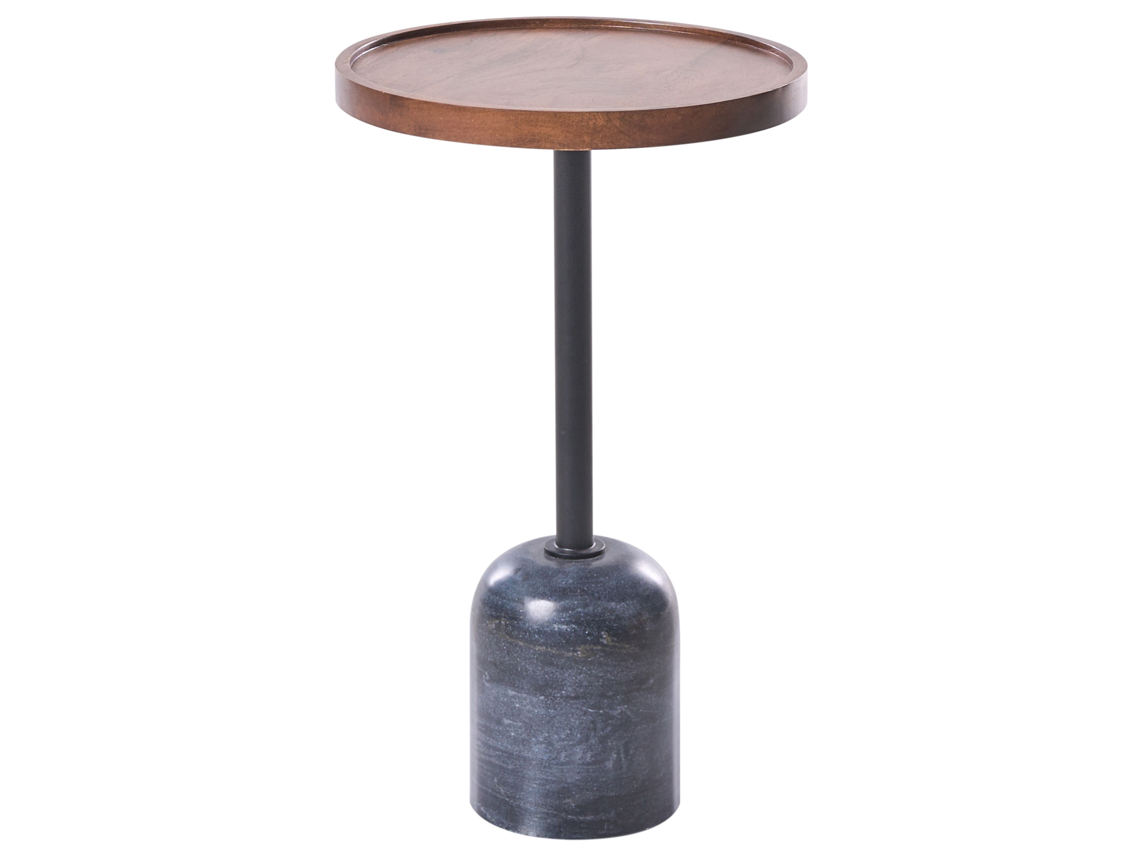 Side Table RAINY Metal Black