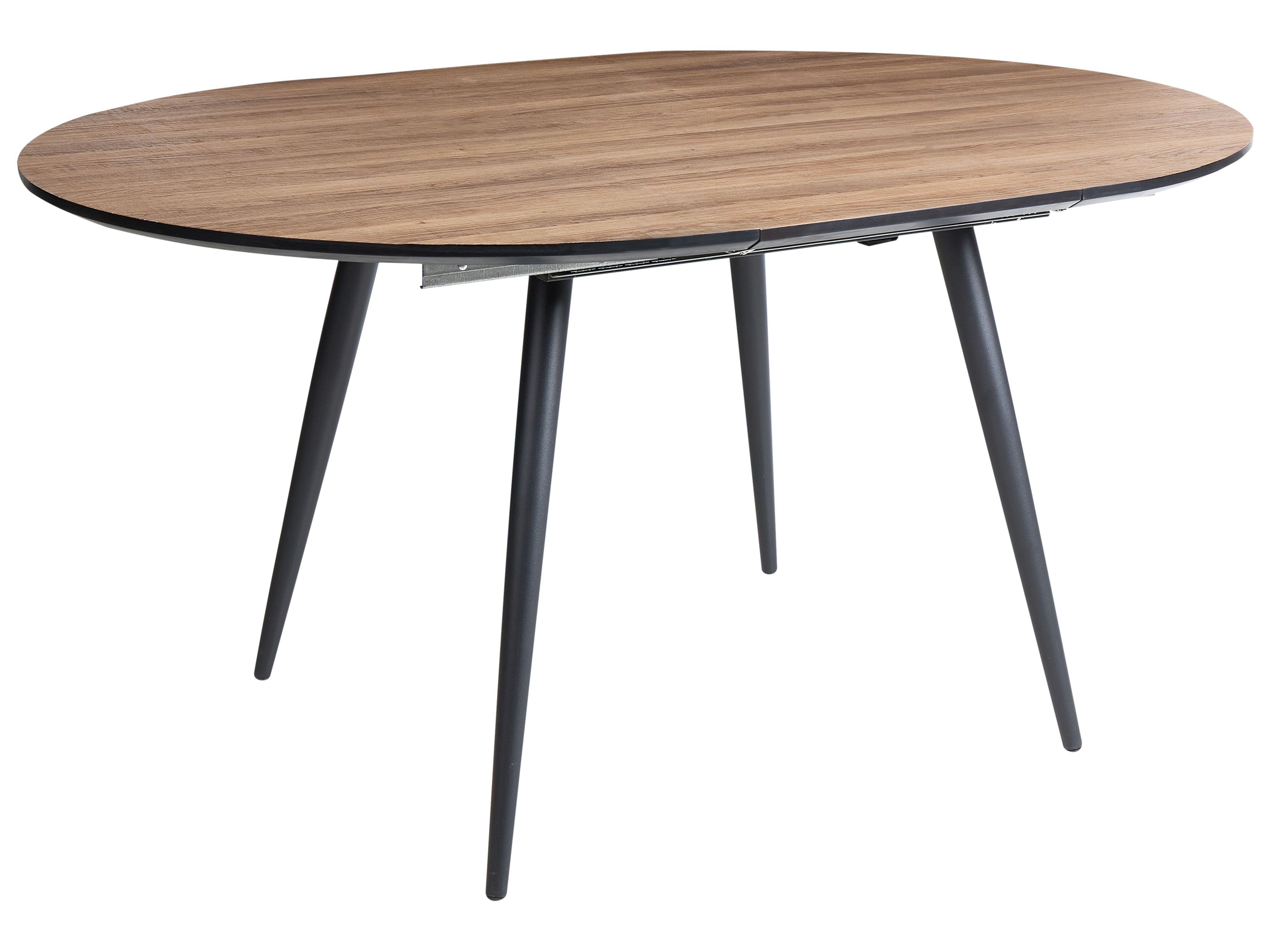 Extending Dining Table SENIAC Brown 110/150 cm 112 cm