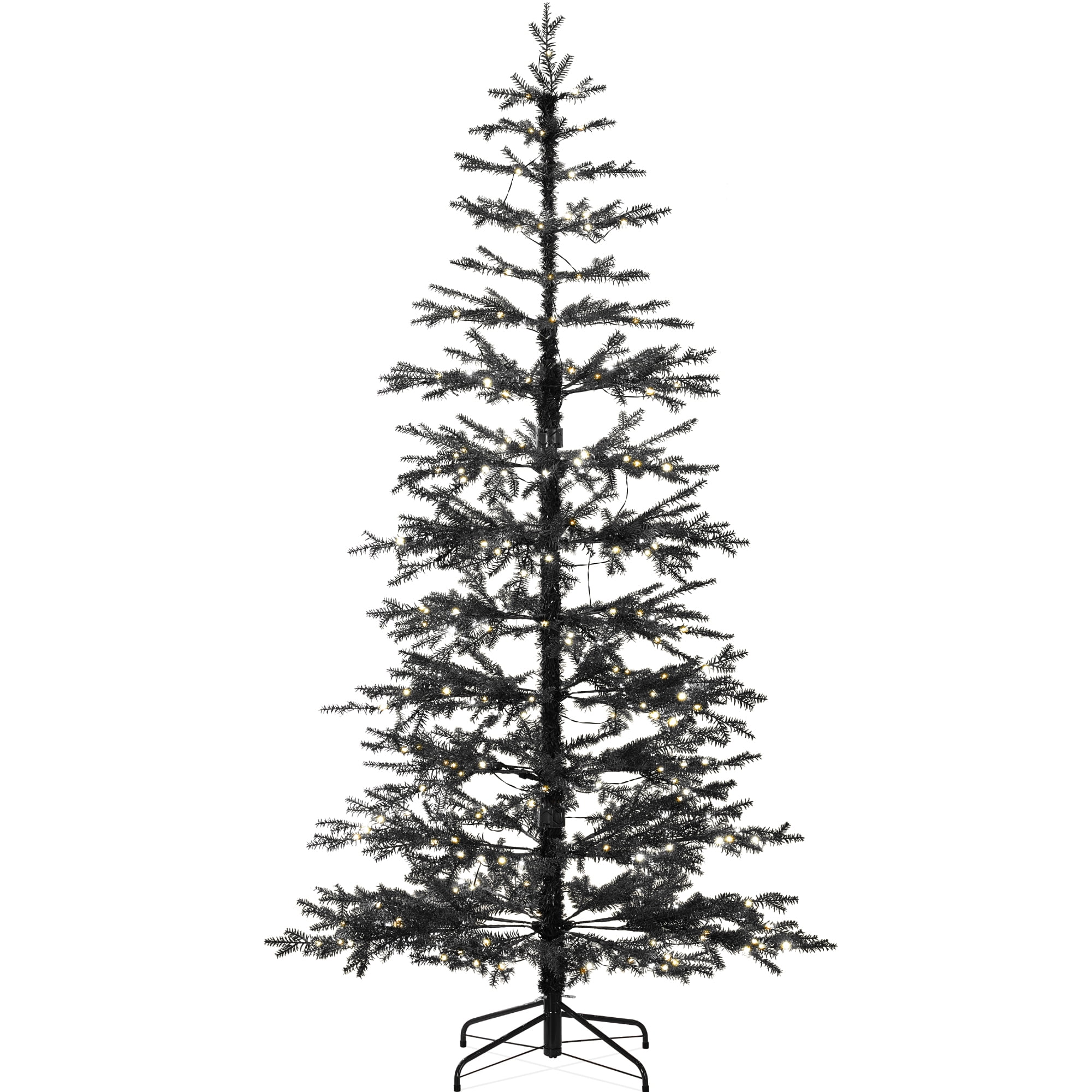 Best Choice Products 4.5ft Pre-Lit Sparse Christmas Tree w/ 100 2-in-1 LED Lights, Cordless Connection, Metal Stand - Image 7