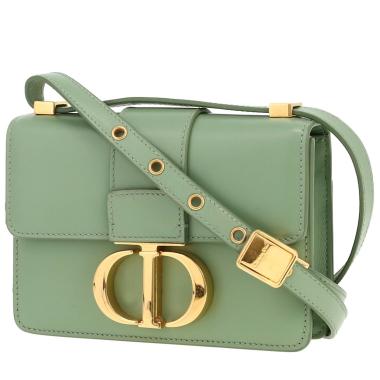 Dior 30 Montaigne shoulder bag in black leather1:1High-quality replica
