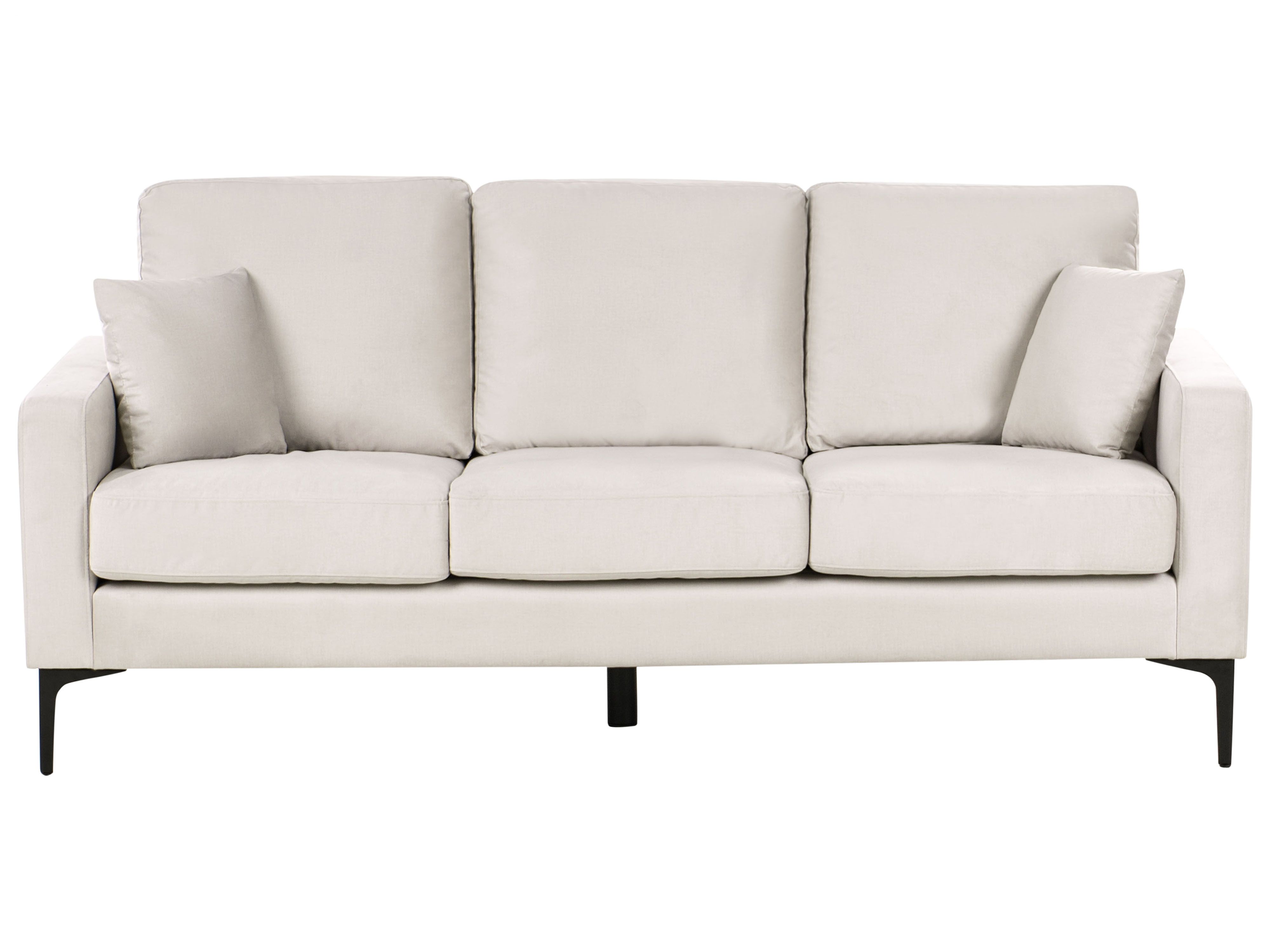 Sofa 3 Seater GAVLE Fabric Light Beige