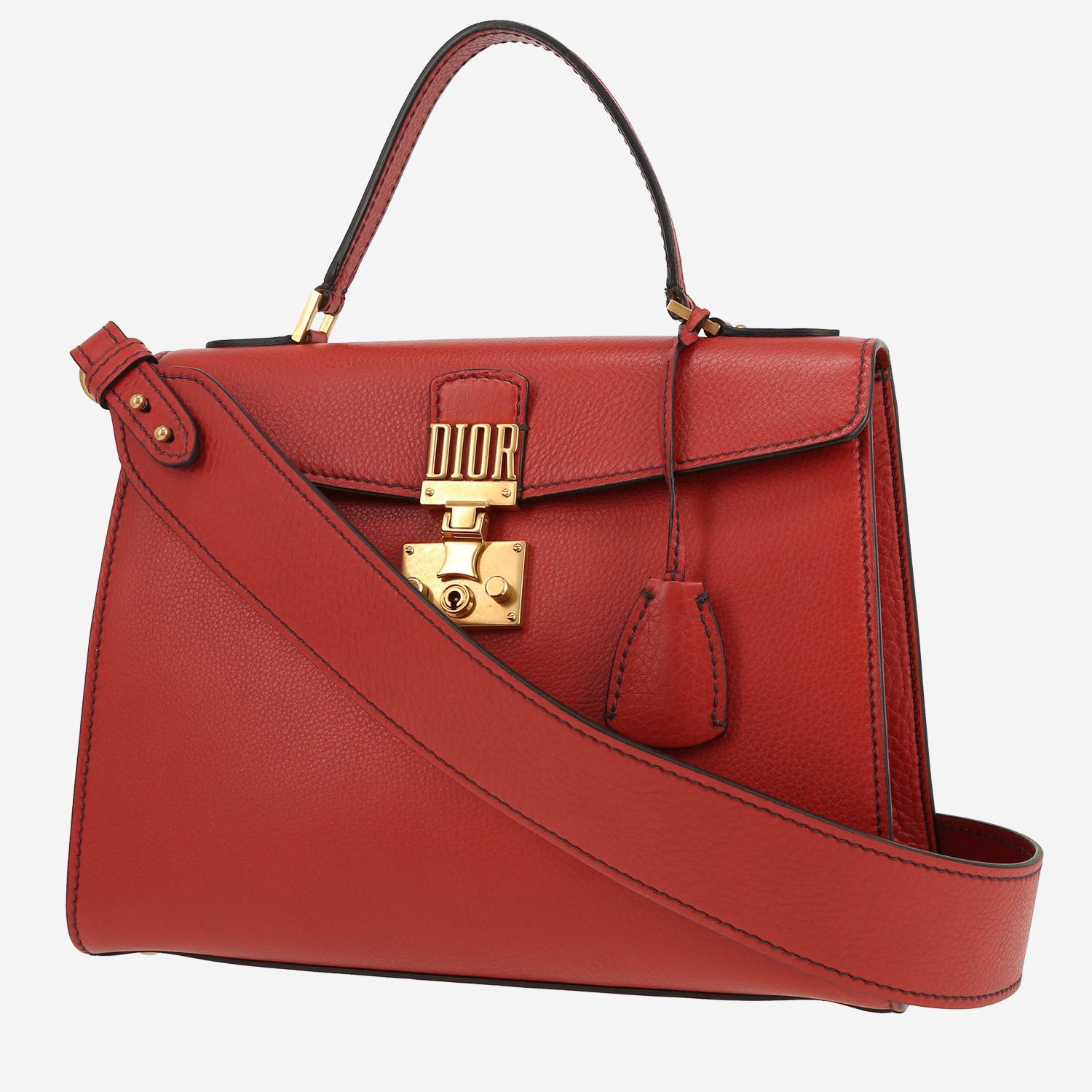 Dior Dioraddict shoulder bag in red leather1:1High-quality replica