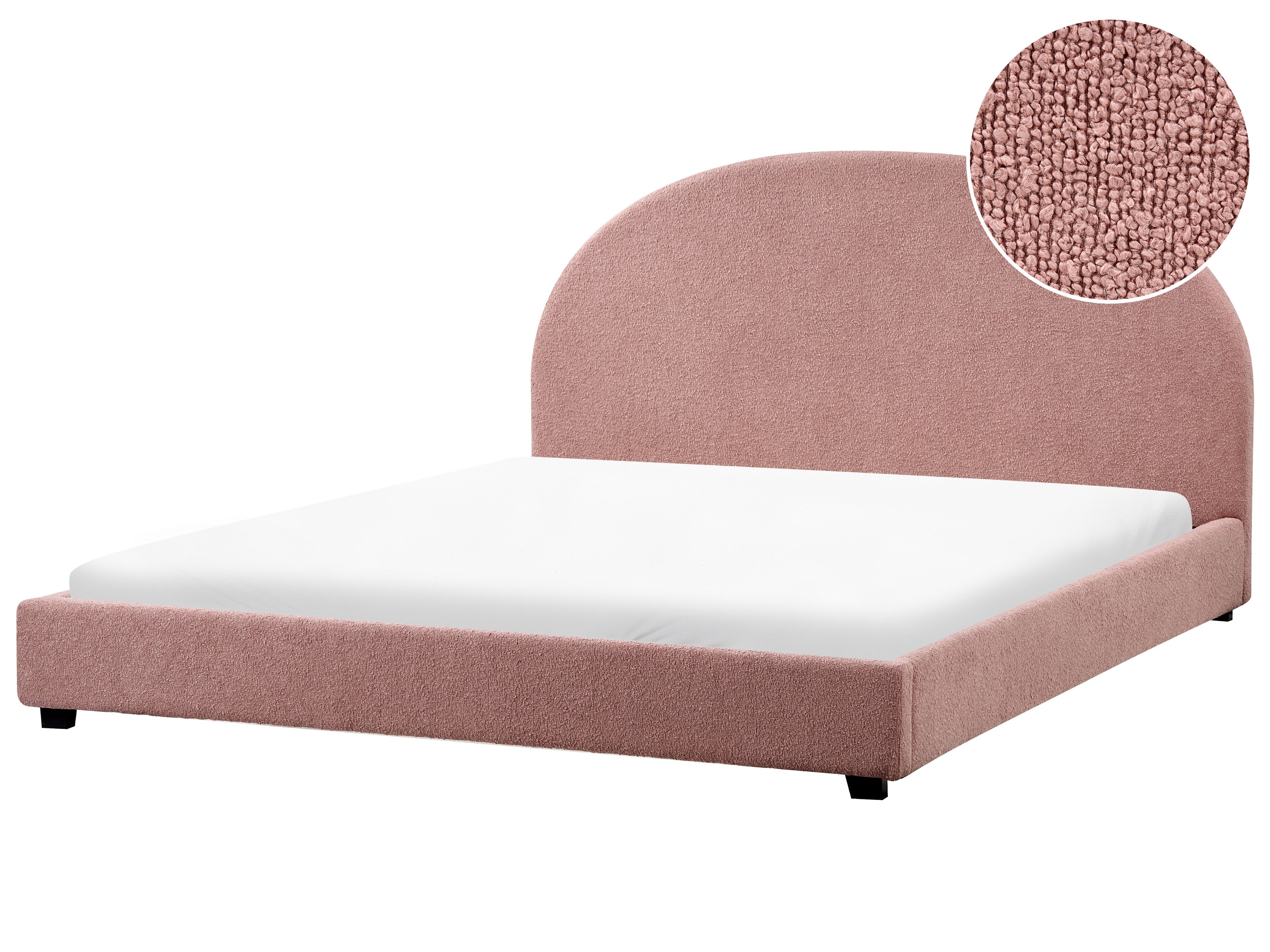 Bed Fabric VAUCLUSE 180 x 200 cm (EU Super King) Pastel Pink