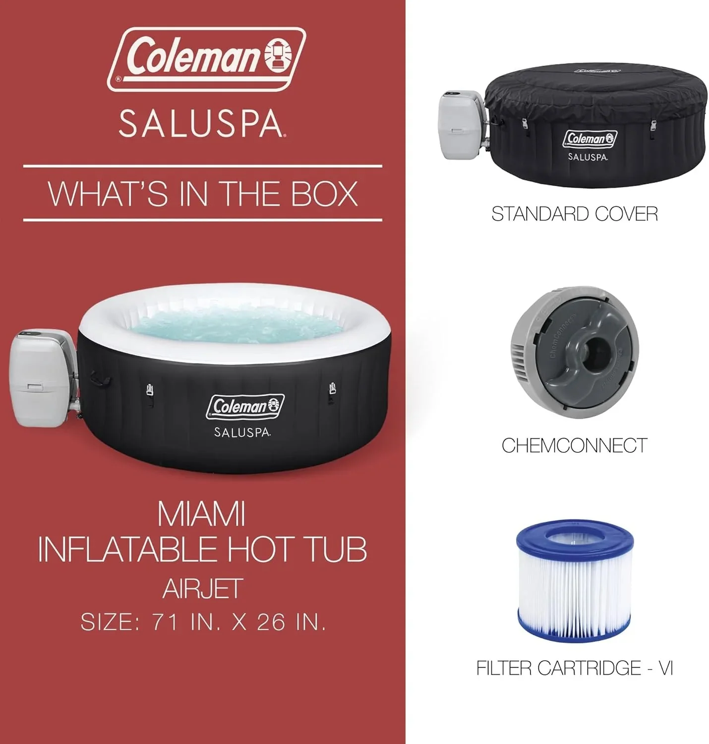 2-4 Person Inflatable Hot Tub With 120 Air Jets And Insulated Cover - Image 16 2-4 Person Inflatable Hot Tub With 120 Air Jets And Insulated Cover - Image 16