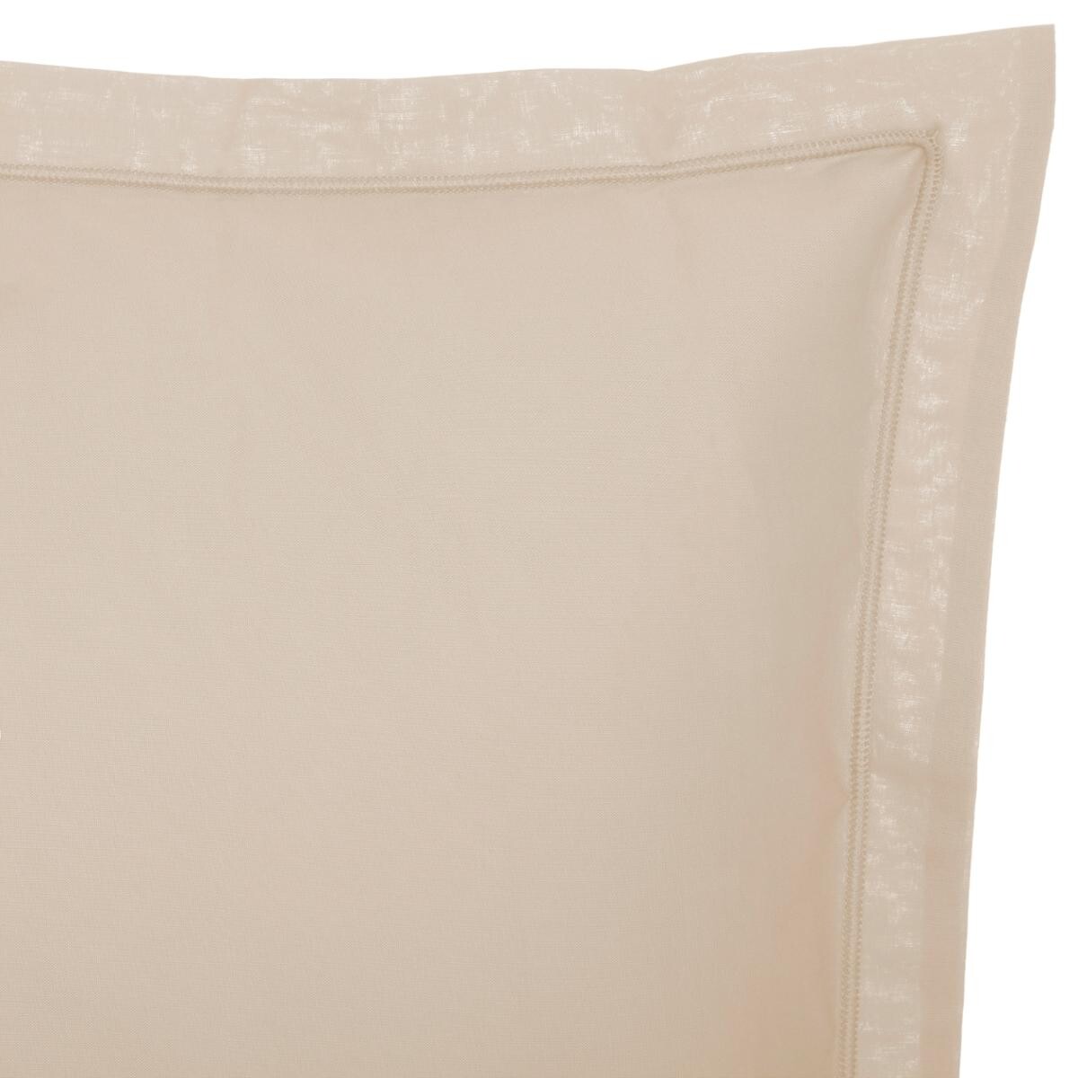 Pillowcase, cotton Beige, 63x63 cm