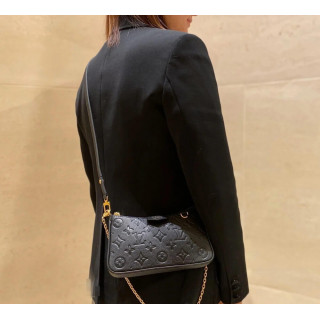 Louis Vuitton Monogram Empreinte Easy Pouch On Strap Black1:1High-quality replica