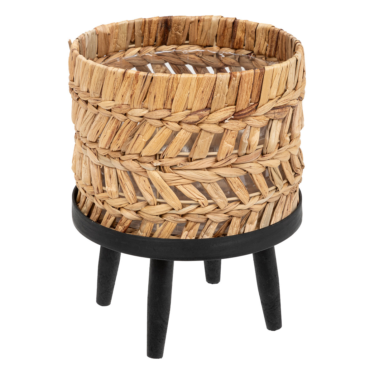 "Exotic panama" pedestal pot D.25 cm