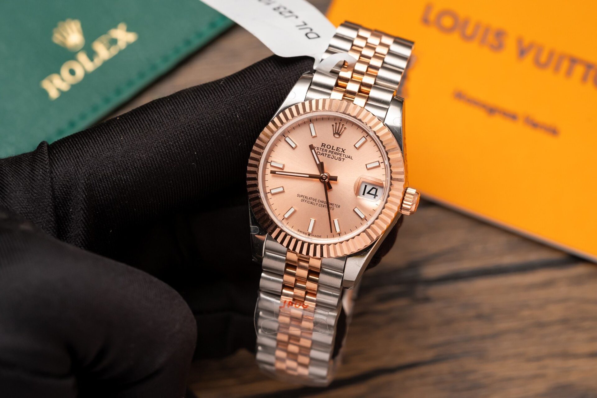 Rolex DateJust Replica Watch Gold Wrapped GM Factory 31mm - Top club