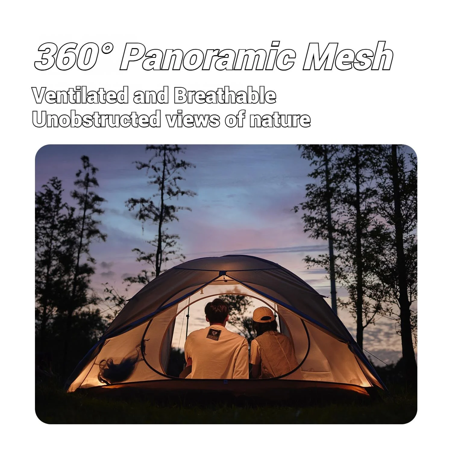 Naturehike, Ultralight Hiking Tent, Portable Camping Tent with Two Doors, Waterproof and Wind-resistant Dome Tent, UV Protection Backpacking Tent - Image 17
