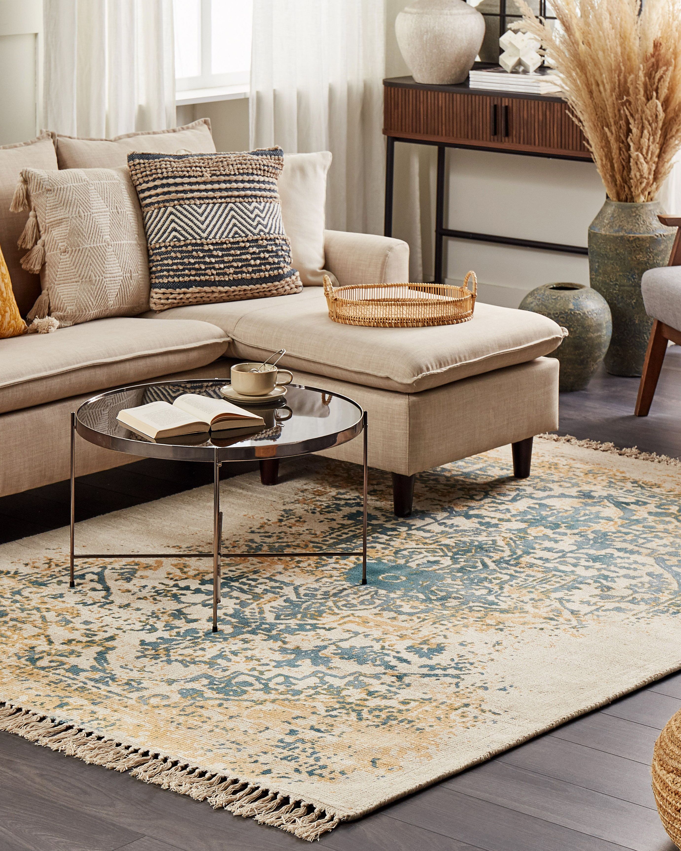 Rug BOYALI Dark Green 160 x 230 cm Viscose