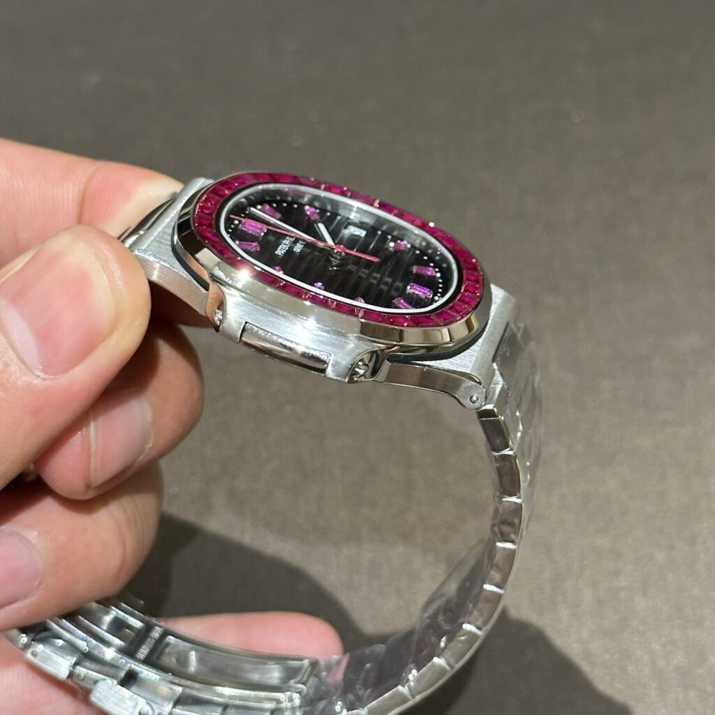 Patek Philippe Nautilus 5723 With Red Ruby Stone Replica Watch 40mm - Top club