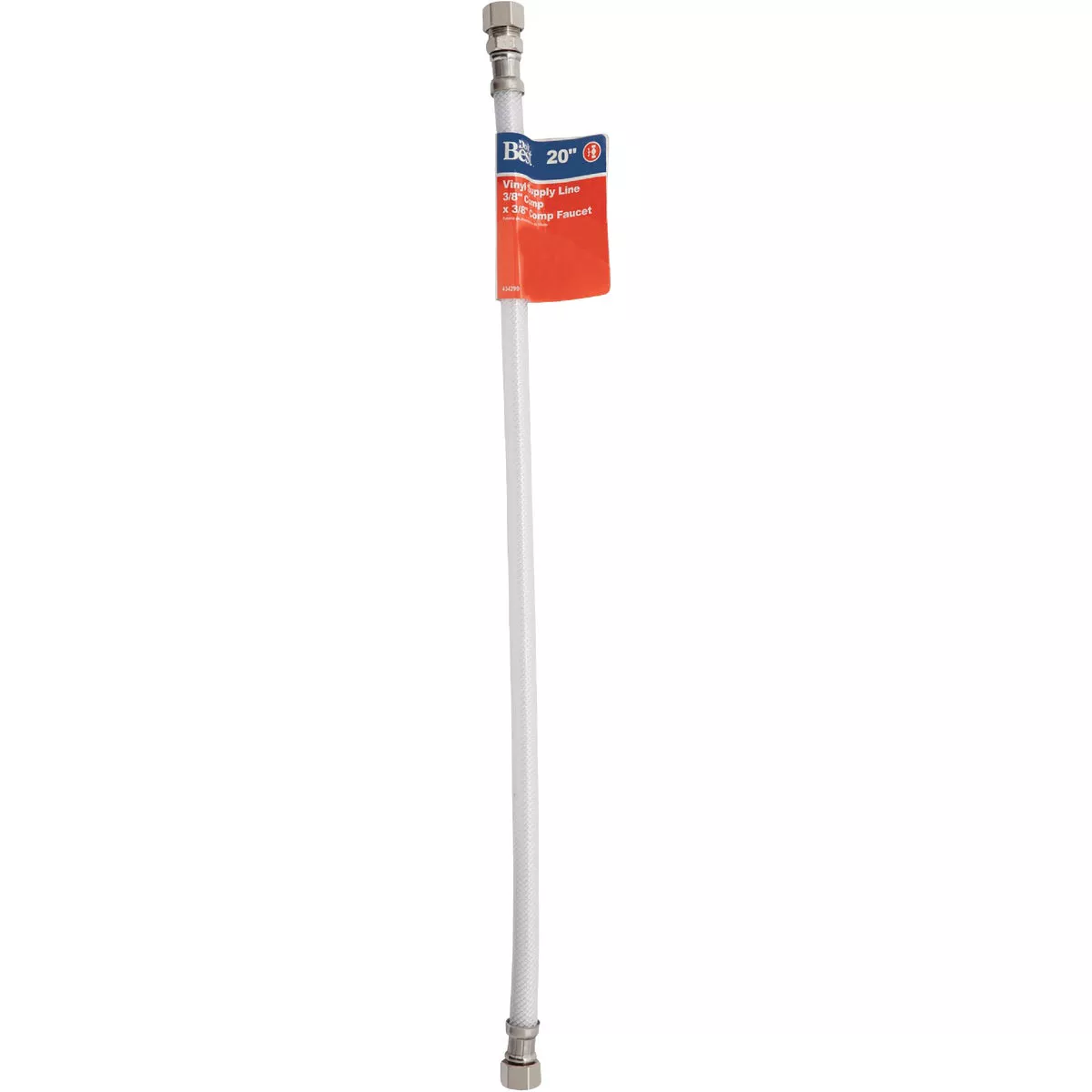 Do it Best 3/8 In. OD X 3/8 In. OD X 20 In. L Vinyl Faucet Connector