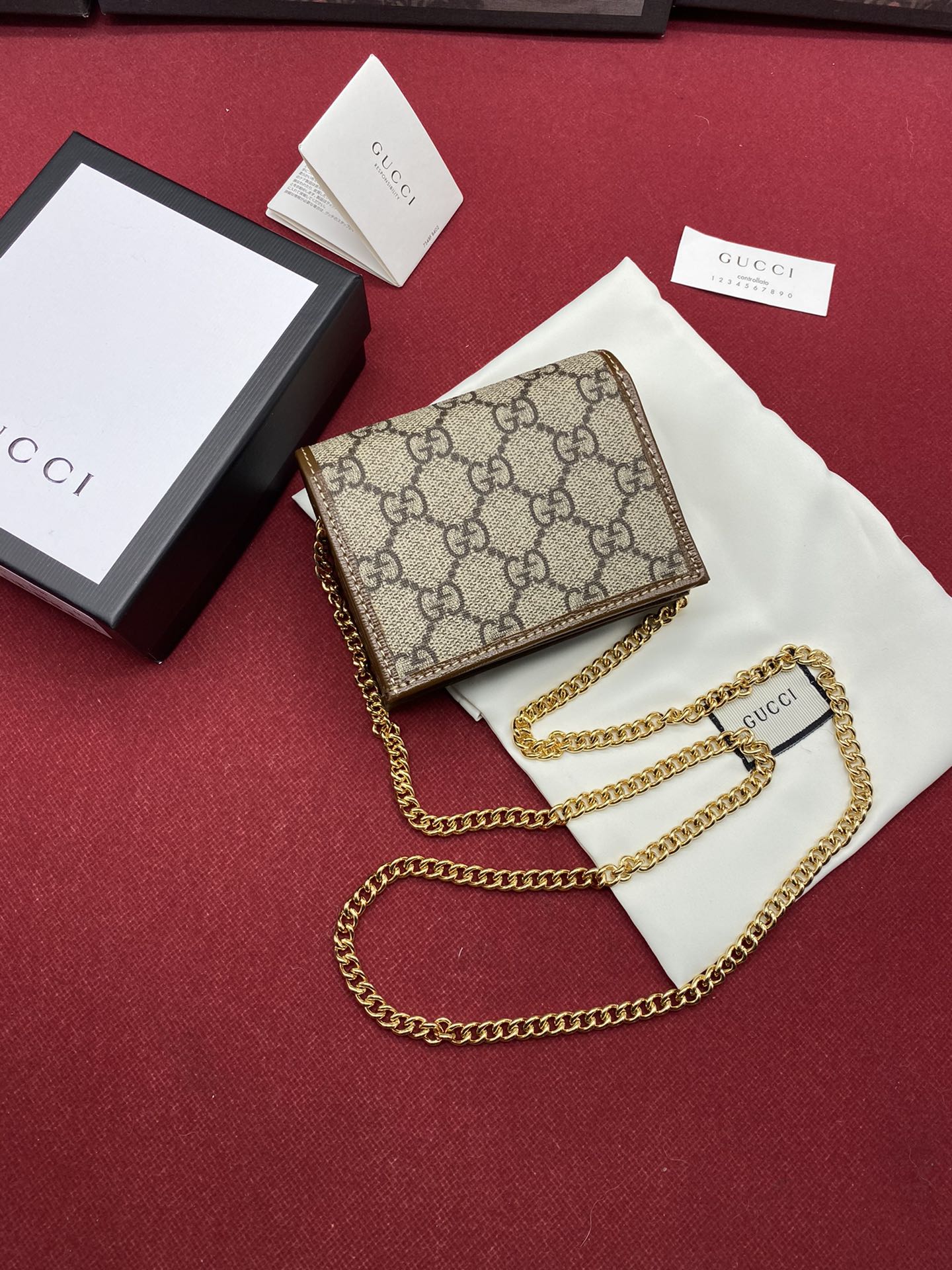 Replica Gucci Horsebit 1955 Card Case Wallet 6218871:1High-quality replica