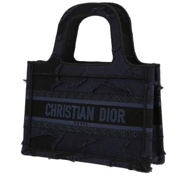 Dior Book Tote shopping bag in blue and beige monogram canvas Oblique1:1High-quality replica