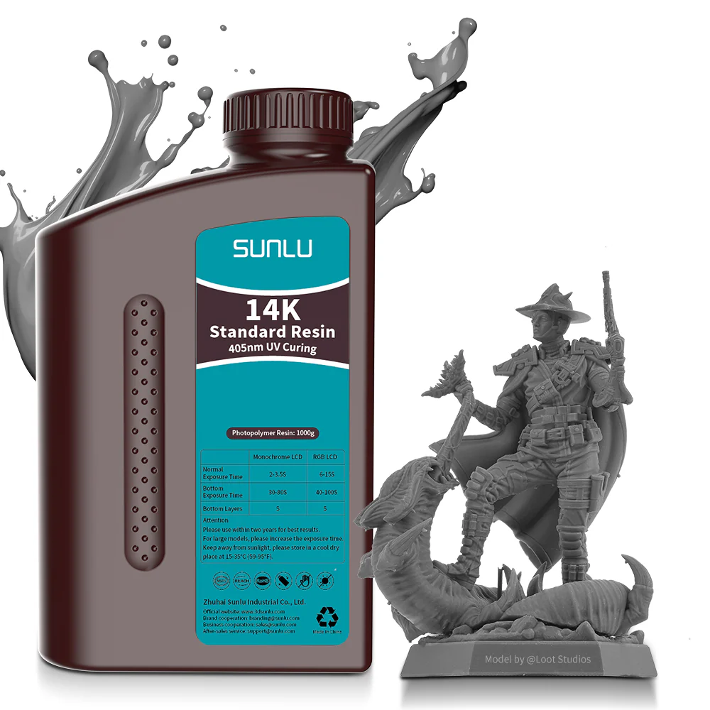 [MOQ: 5 Bottles] 14K Standard Resin and Redwax Resin 1000g