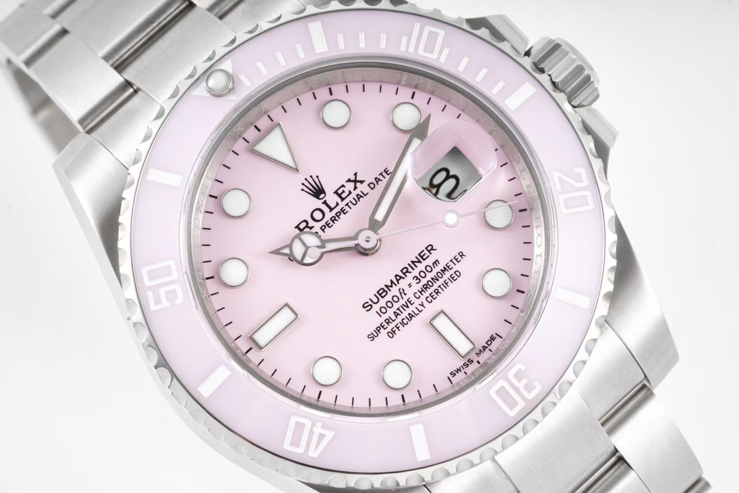 Rolex Submariner - Women's Pink - 40MM(1:1 replica) - Elite Watch Atelier