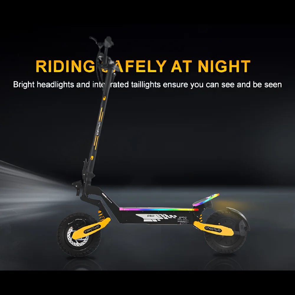 Off Road Electric Scooter for Adults, 1200W Motor Fast E Scooter, Up to 28MPH Top Speed & 20Miles Long Range, 11" Off-Road Tires, 330lbs MAX Load, Foldable - Image 35
