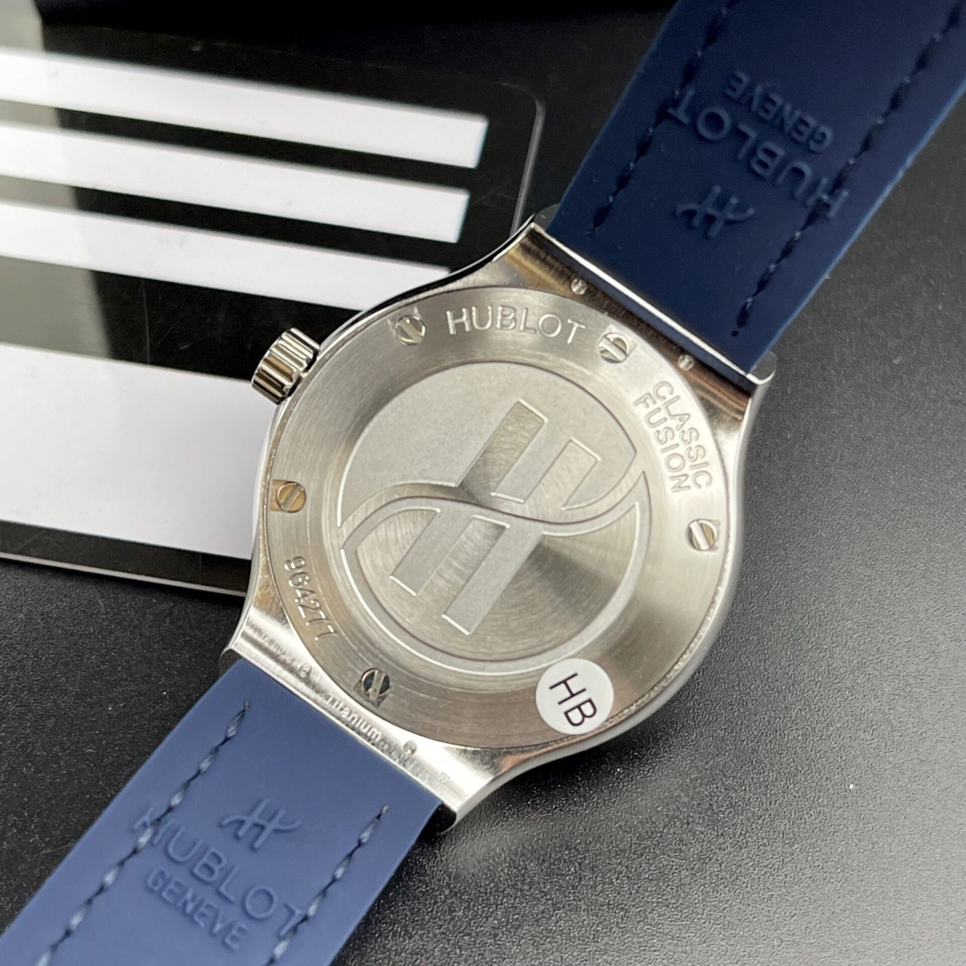 Hublot Replica Watch Classic Fusion Womens Blue Dial HB Fatory 33mm - Top club