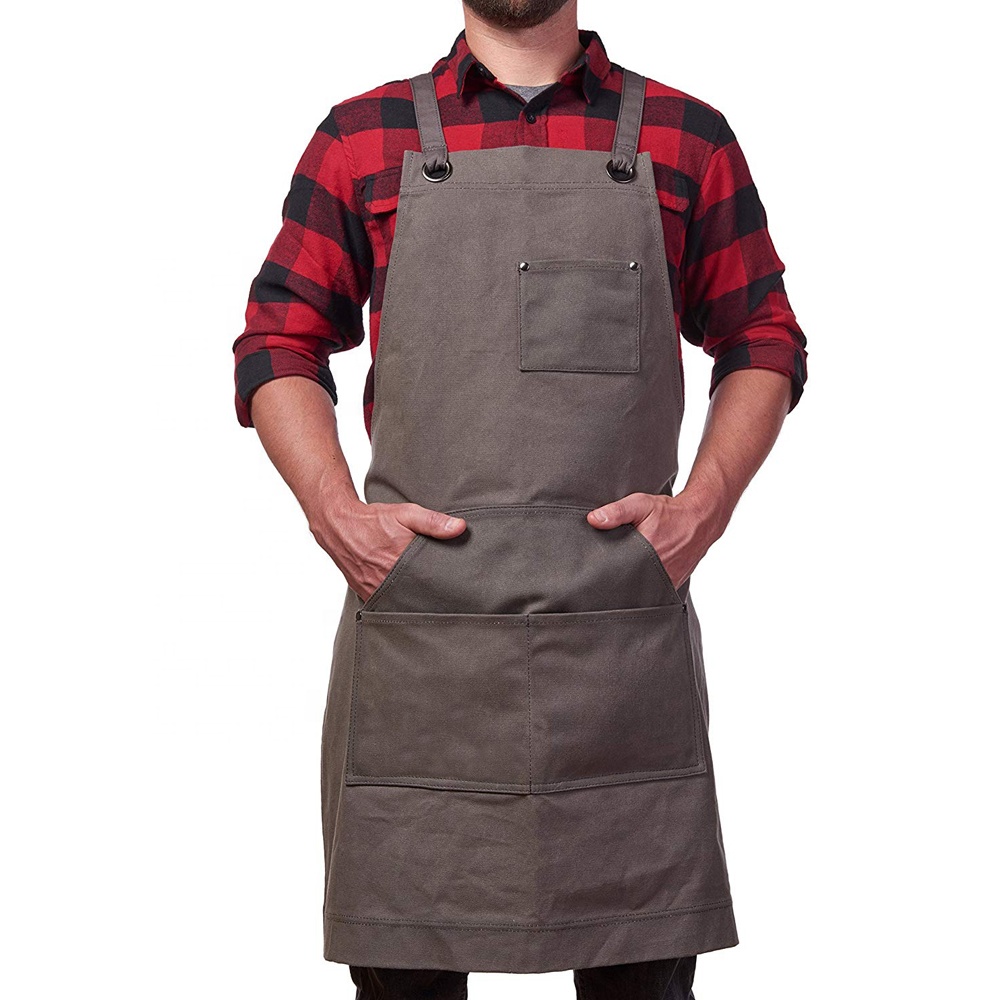 Canvas Barista Apron by Sedex & BSCI & CE Certificate Manufacture.