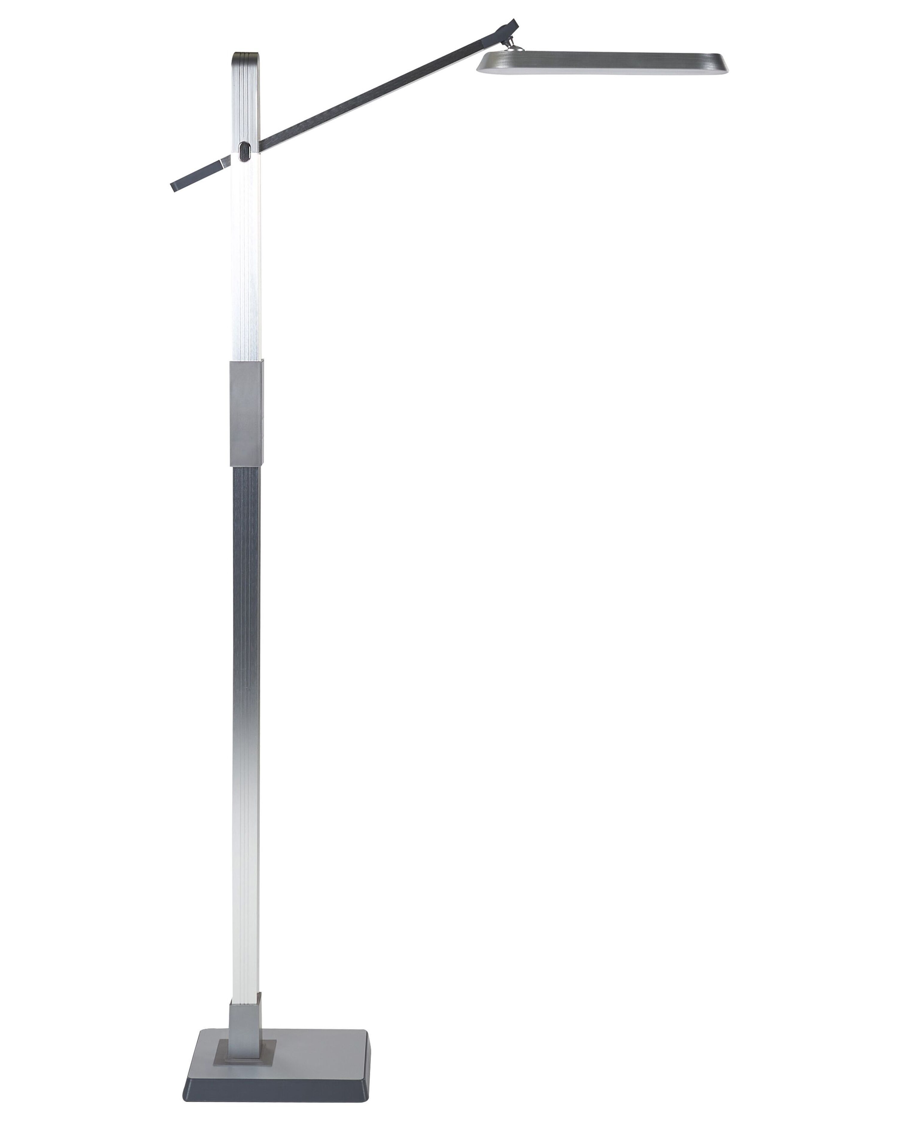LED Floor Lamp AQUARIUS with Dimmer Metal Silver