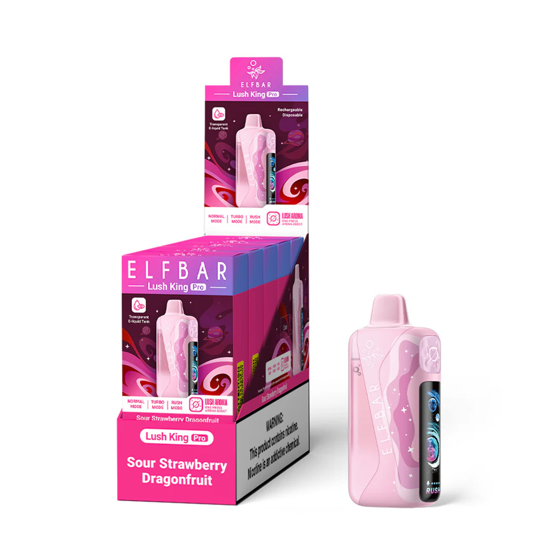 ELFBAR Lush King Pro ładowalny jednorazowy e-papieros (wszystkie smaki)