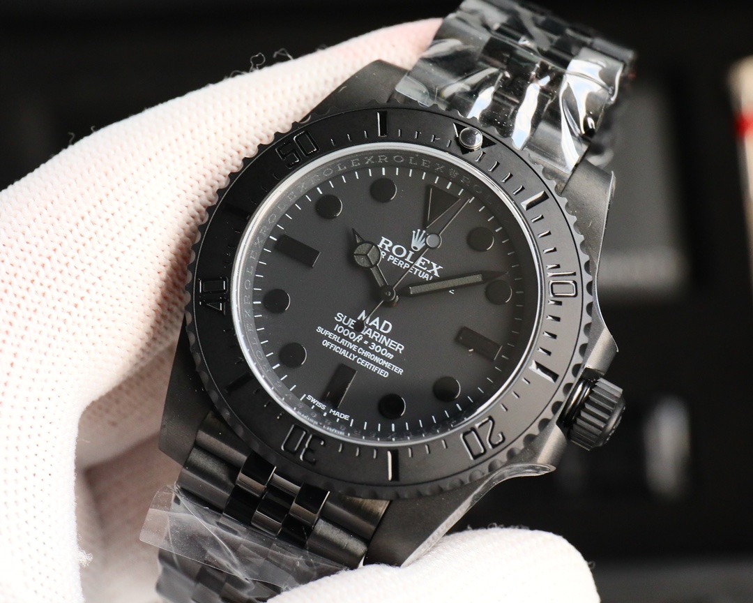 Rolex Dark Legend Submariner - DLC Black Finish - 40MM(1:1 replica) - Elite Watch Atelier