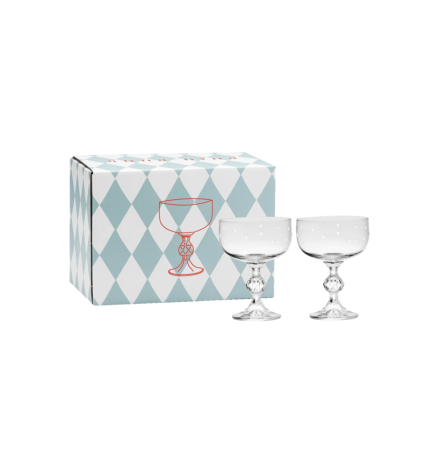 Starry Eve Cocktail Glass Set of 2