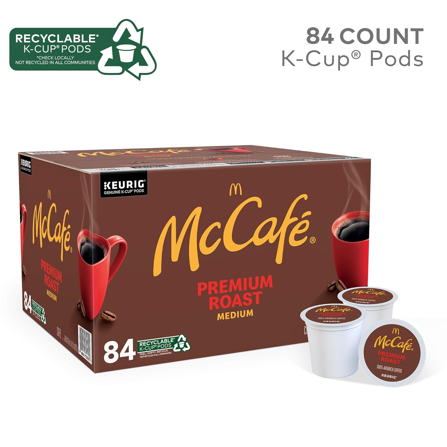 McCafe Premium Roast Coffee 84 Count