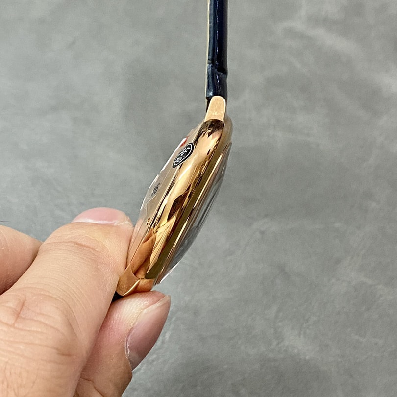 Ballon Bleu De Fake Cartier Watch Rose Gold 42mm Blue Dial Leather Strap WGBB0036 AF(1:1 replica) - Top club