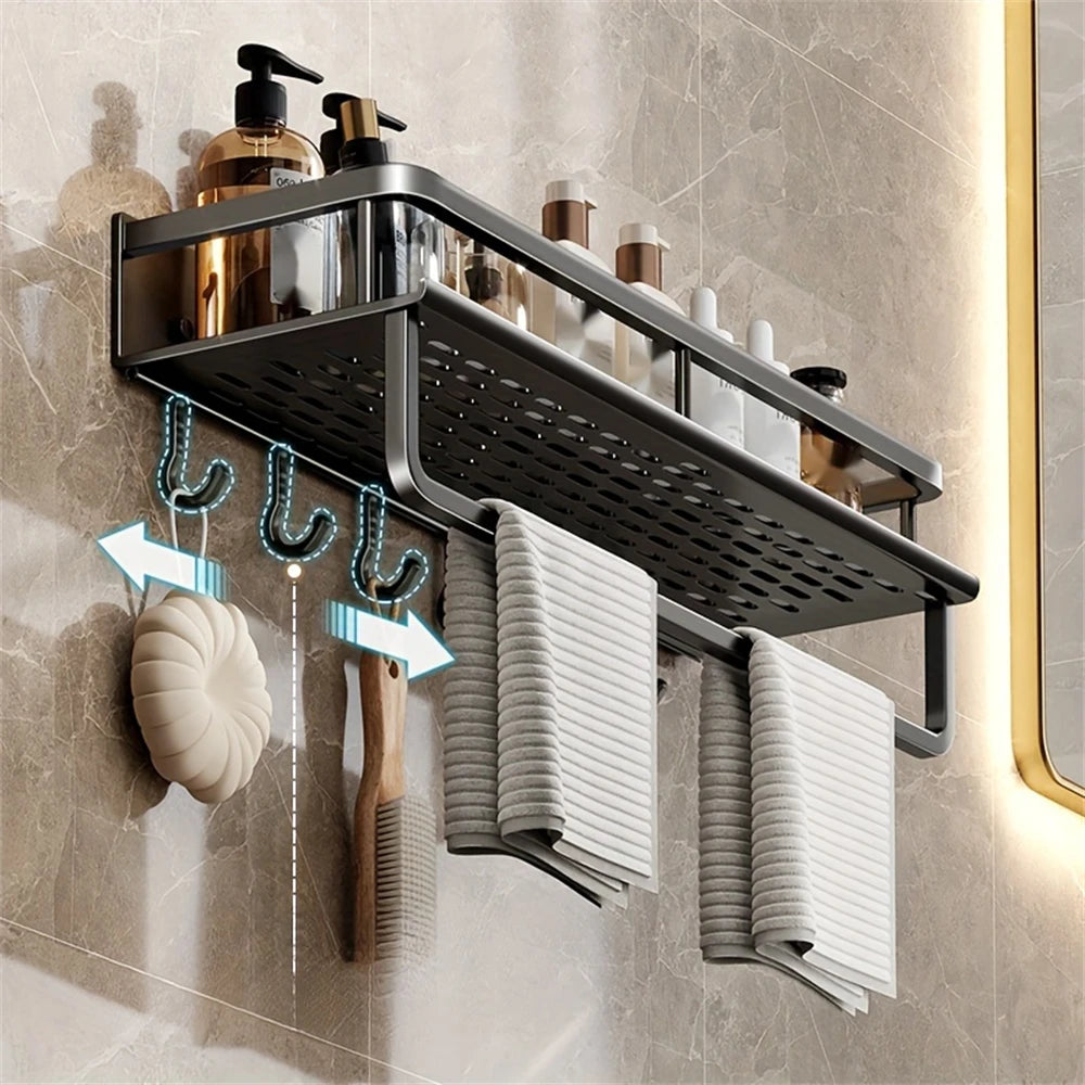 SpaceSaver | Multifunctioneel Wandrek met Haken