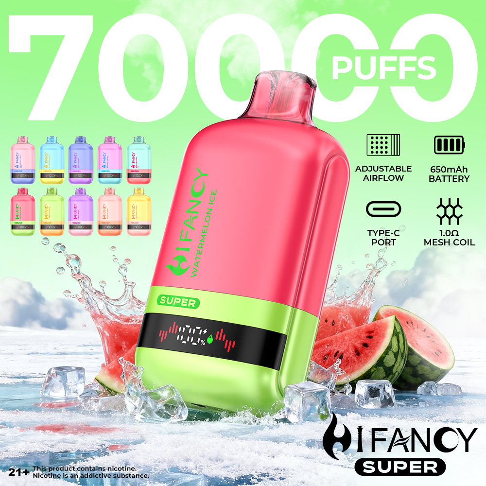 HIFANCY SUPER 70000 Puffs Disposable Vape (10 Pack)