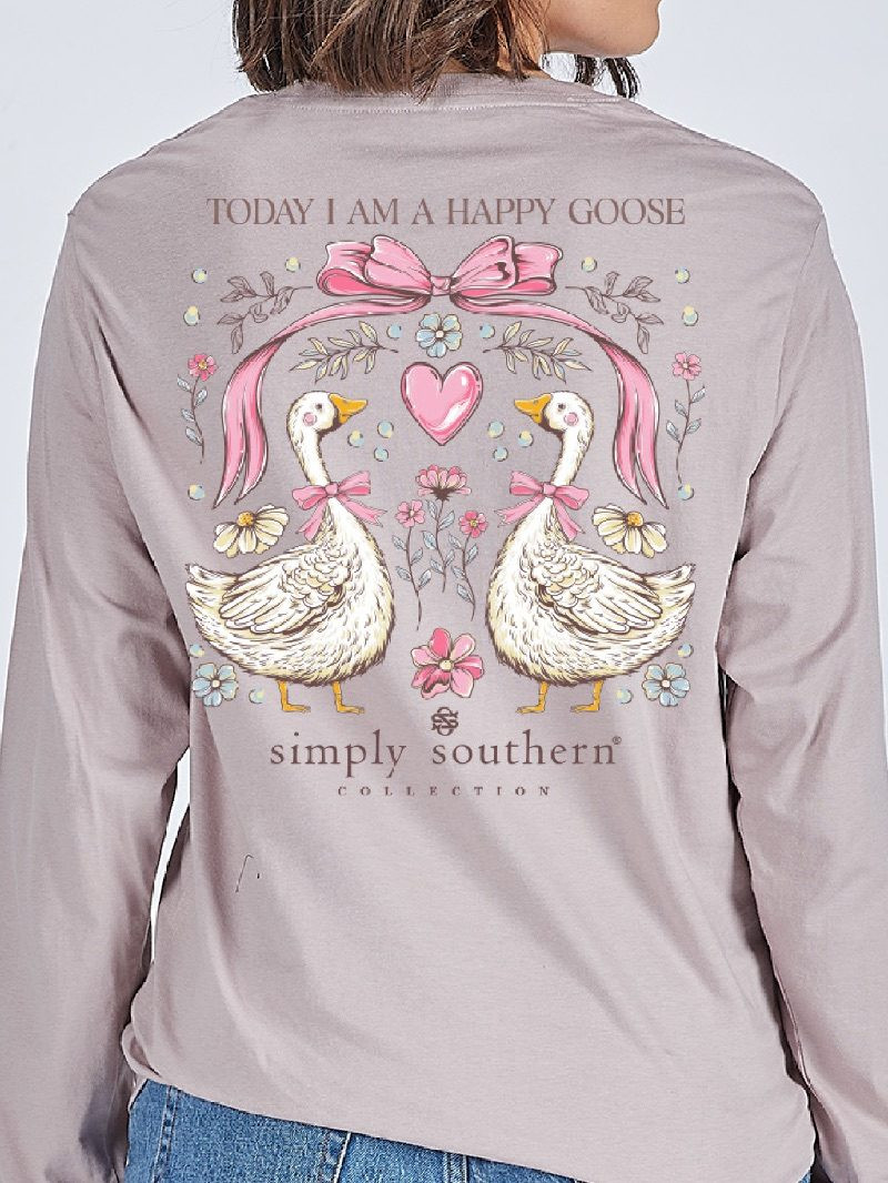YTH-LS-HAPPYGOOSE-DRFTWD - Simply Southern Outlet