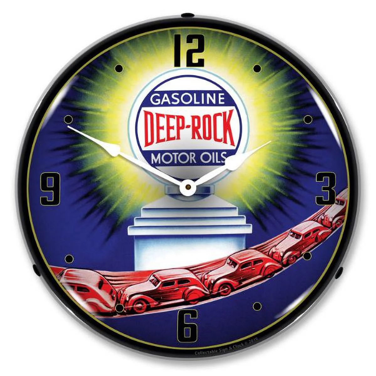 Collectable Sign and Clock Deep Rock 2 LED Lighted Premium Wall Clock