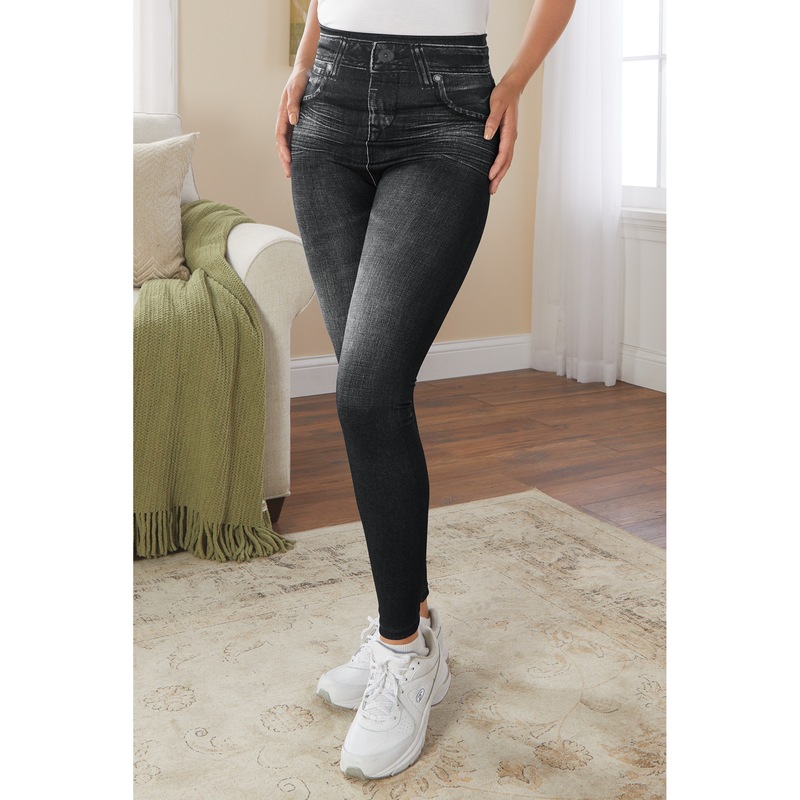 Compression Slim Leggings - MIDNIGHT VELVET CATALOG