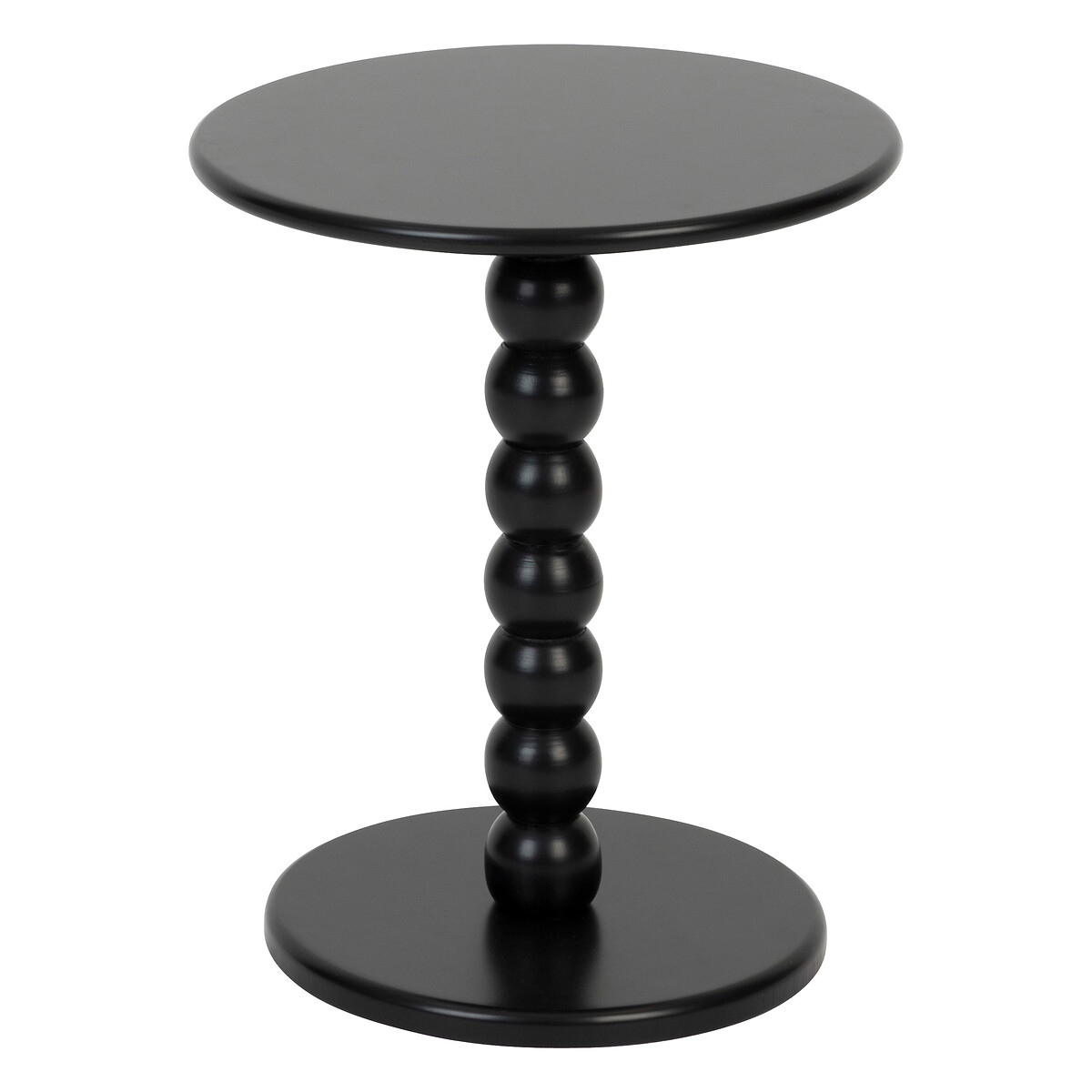 Coffee table "Chamlo" Black,D.38 cm