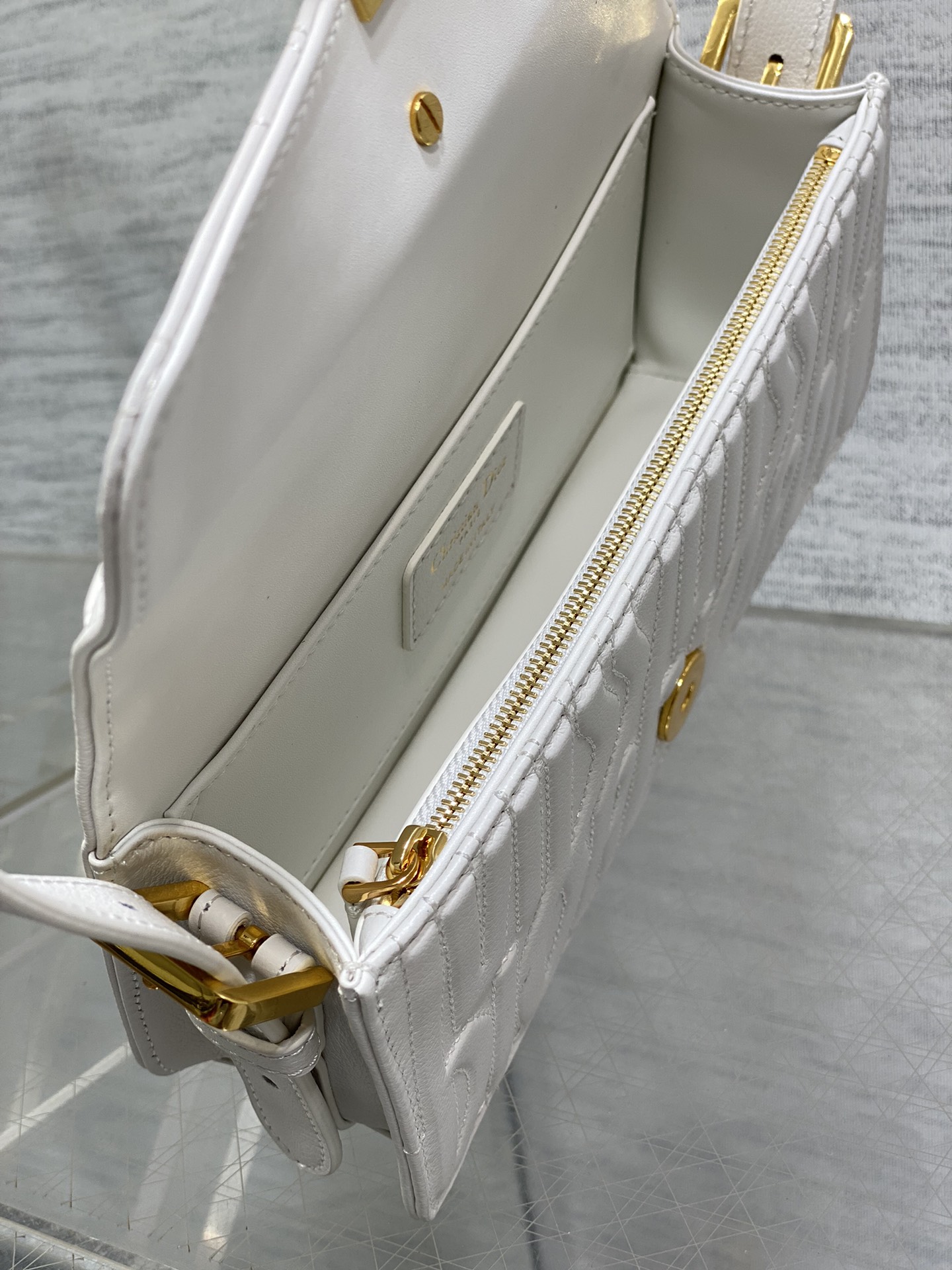 Miss Dior Flap Bag Latte For Women 22cm/8.5in – M2610UBOS_M0301:1High-quality replica
