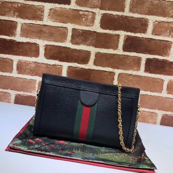Replica Gucci Small Shoulder Bag Black/White1:1High-quality replica
