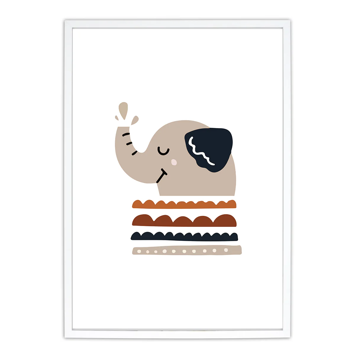 Bowzoom Poster Tiere Regenbogen