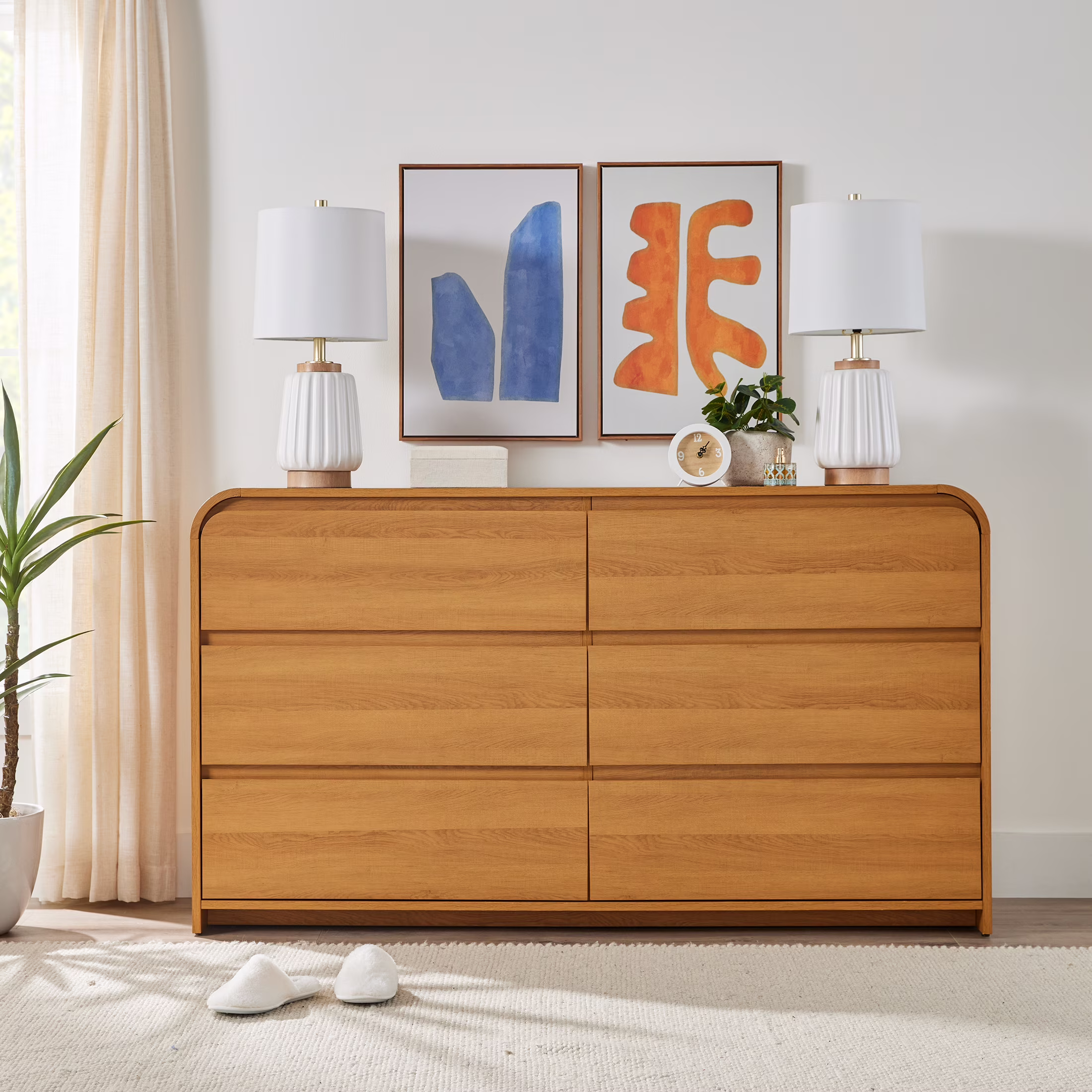 Better Homes & Gardens Juliet 6 Drawer Dresser, Black Finish - Image 3