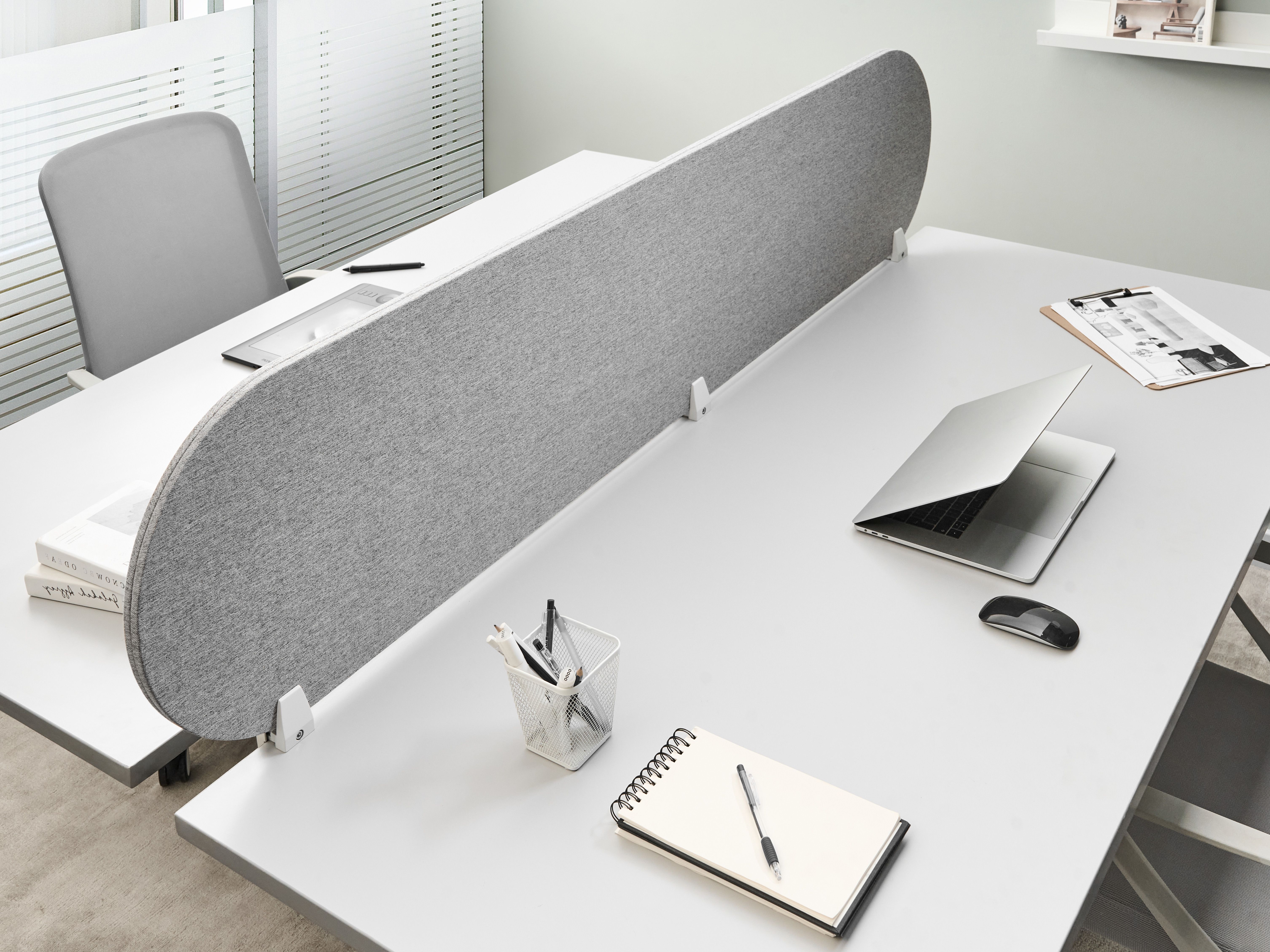 Desk Screen SPARKY Light Grey