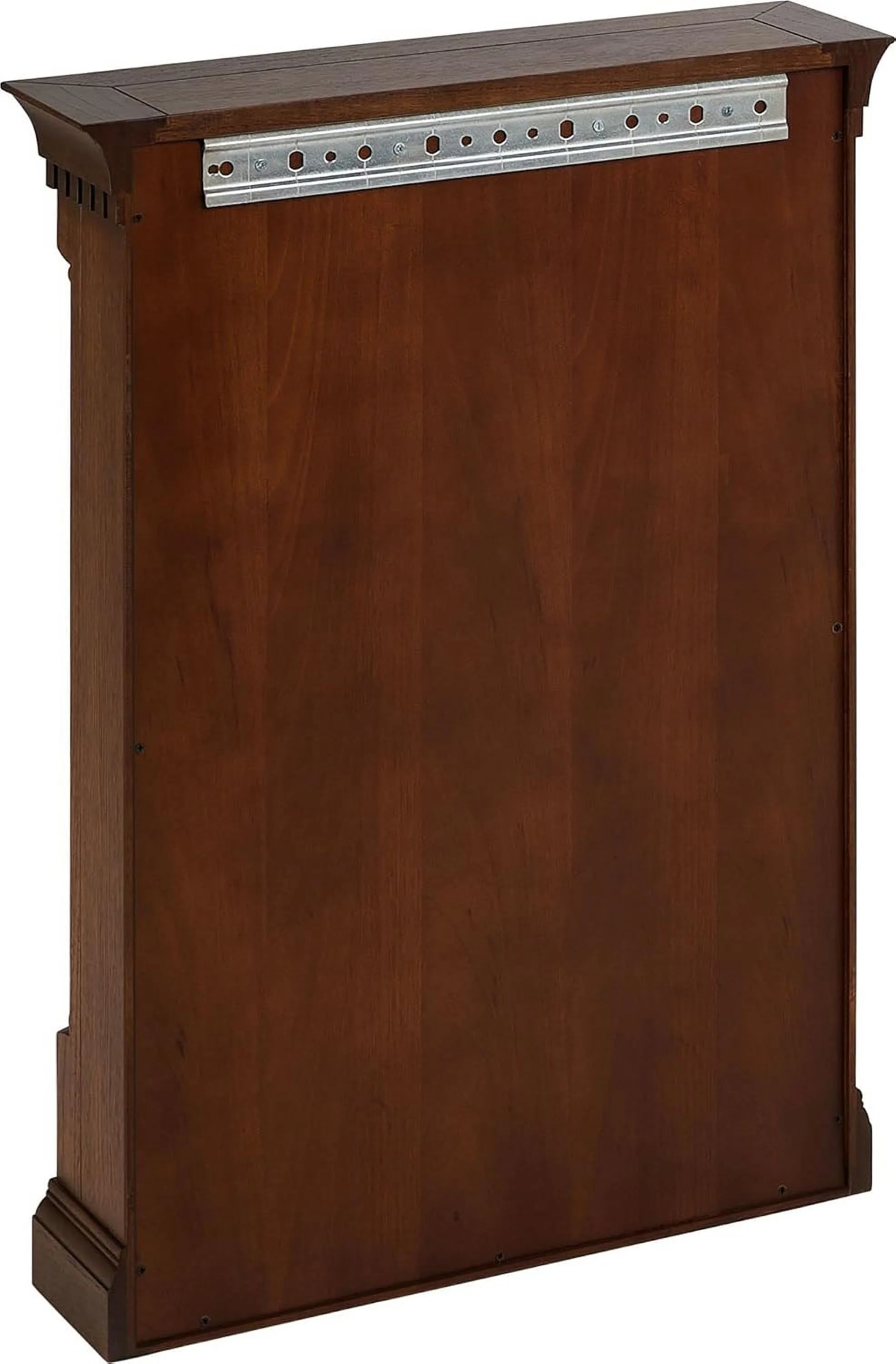 Signature Hardware SH6622428ACF Claudia 24" Mahogany Framed Single Door Medicine Cabinet - Antique Coffee - Image 3