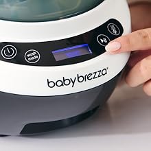 Panneau de commande LCD facile à utiliser pour le lave-biberons Baby Brezza Pro