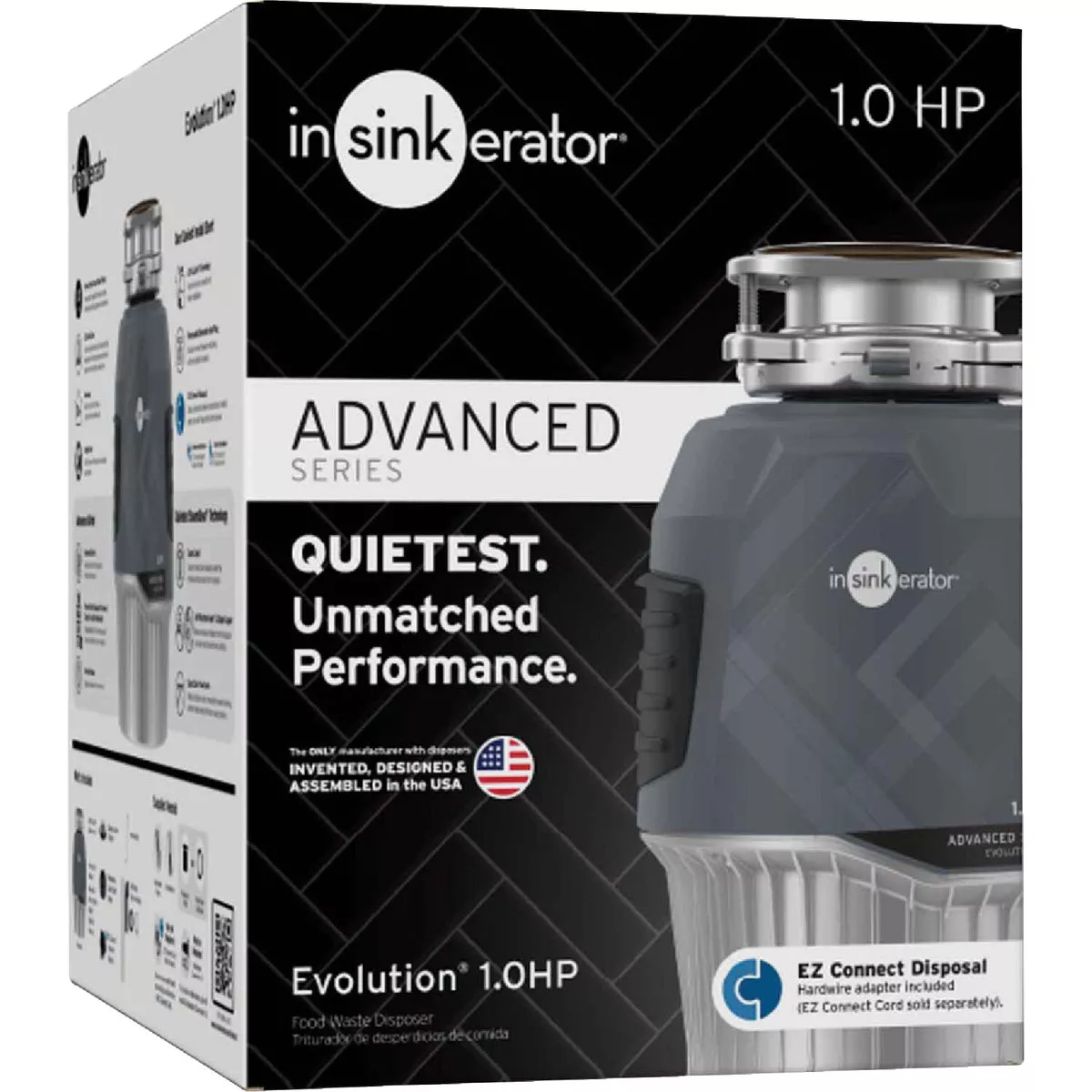 Insinkerator Evolution 1 HP Garbage Disposer, 10 Year Warranty