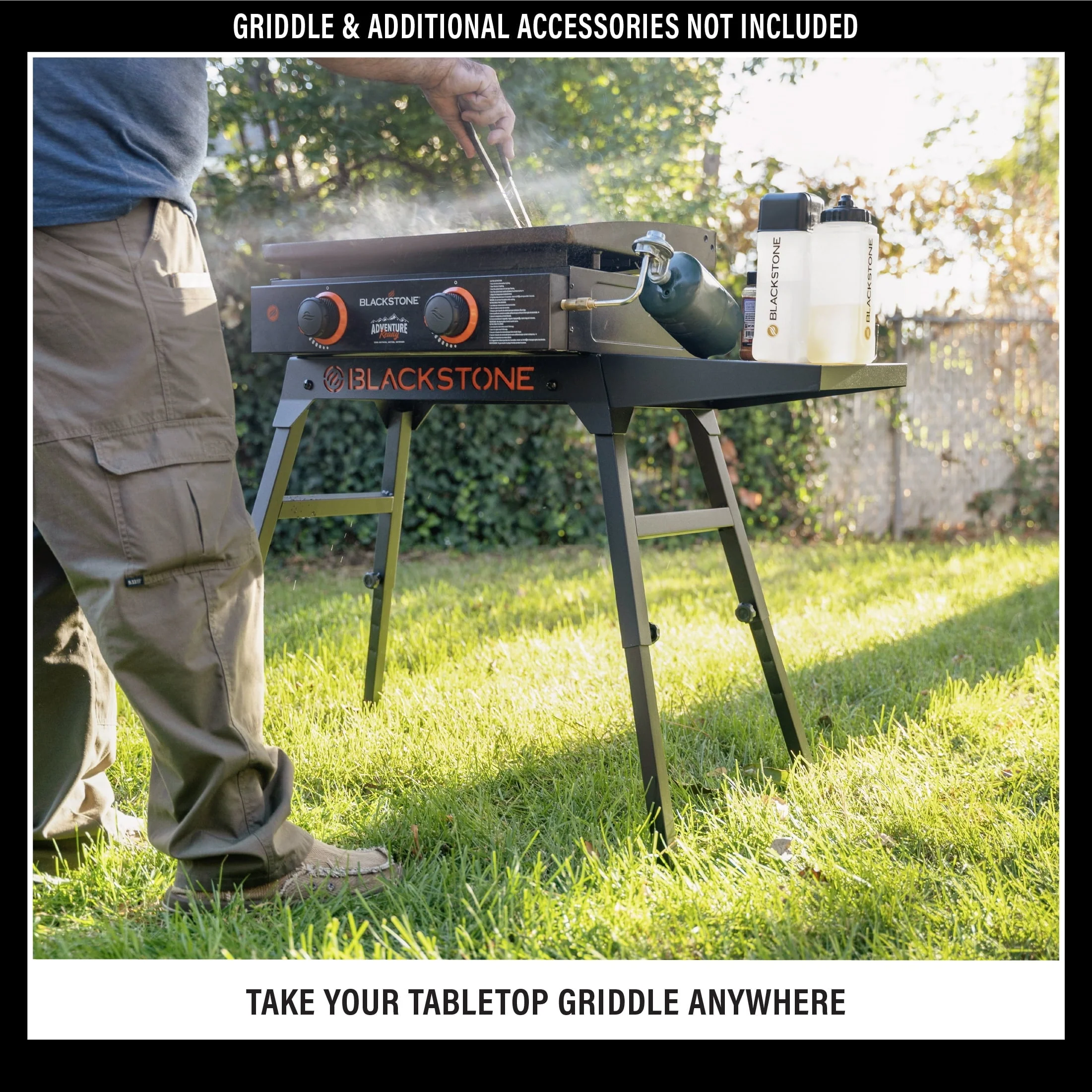 Blackstone Portable Griddle Grill Stand - Fits 22" and 17" Tabletop Models - Image 9