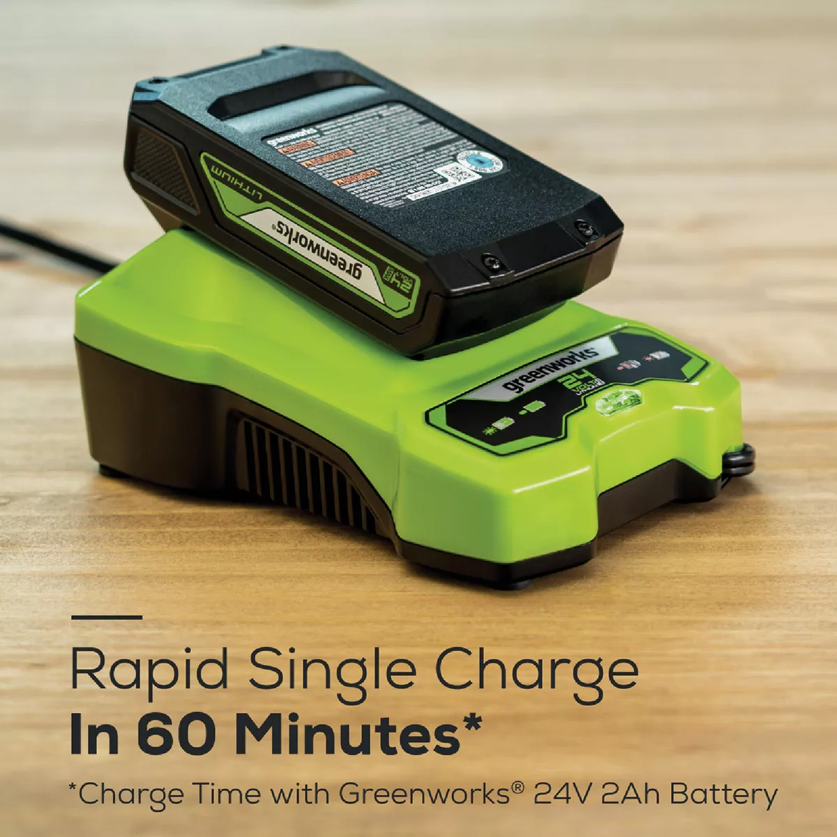 Greenworks 24V 2A Battery Charger