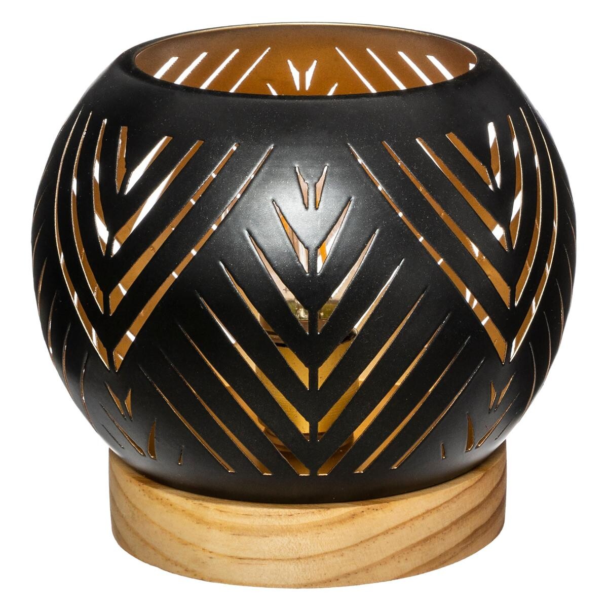 Ball candle holder LED, metal D.15 cm