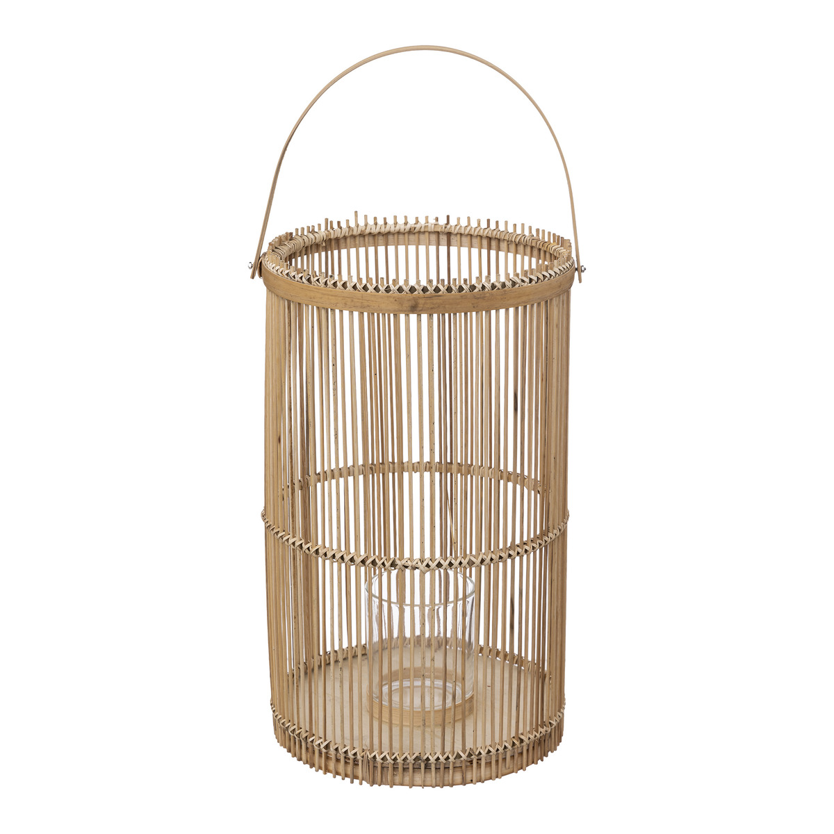 Set of 2 lanterns Beige, H.40/ H.36 cm