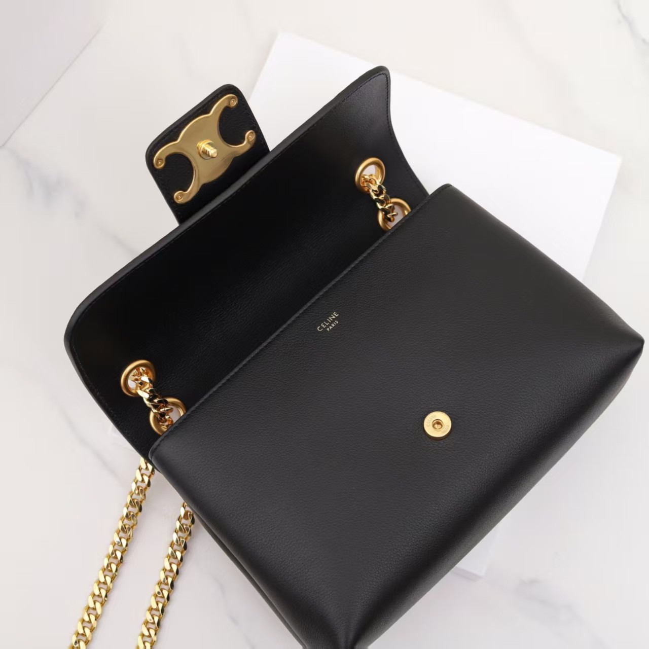 Celine Victoire Flap Leather Bag1:1High-quality replica